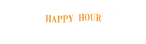 EXTENDED HAPPY HOUR with glasses